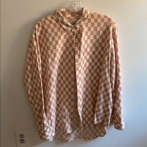 Madewell oversized checkered shirt